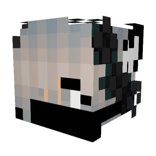 MajorRogueHydra Minecraft avatar head, 3D render
