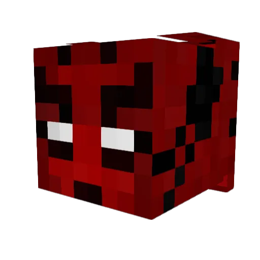 MajorSam Minecraft avatar head, 3D render