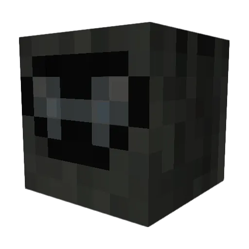 MajorSpacecase Minecraft avatar head, 3D render