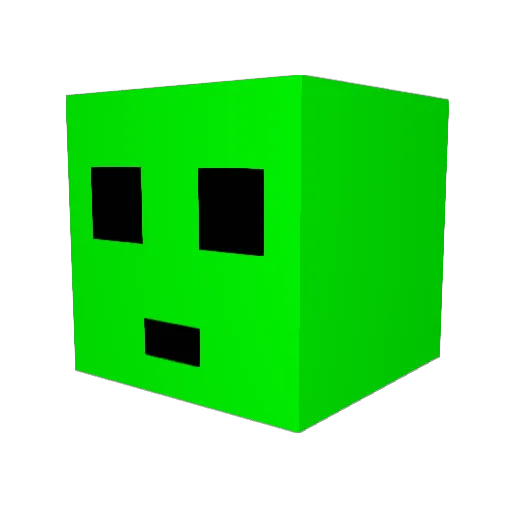 MajorStink Minecraft avatar head, 3D render