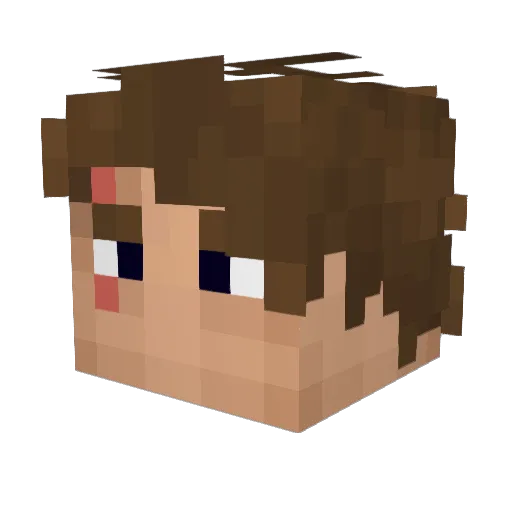 Major_Antionette Minecraft avatar head, 3D render
