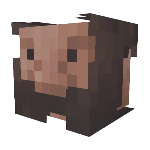 Major_Dexter Minecraft avatar head, 3D render