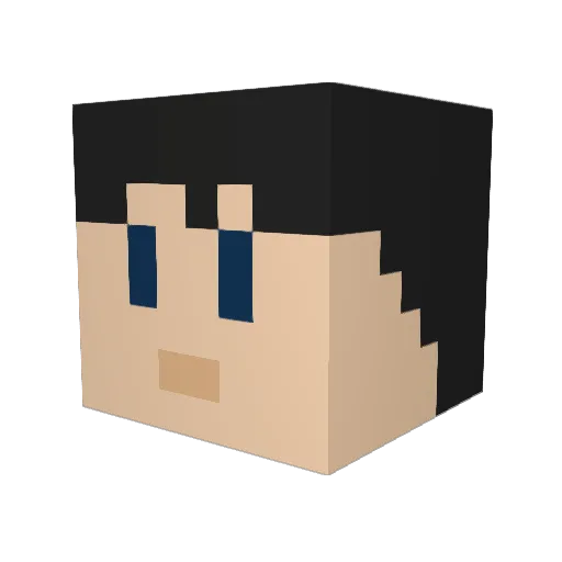 Major_KaeL Minecraft avatar head, 3D render