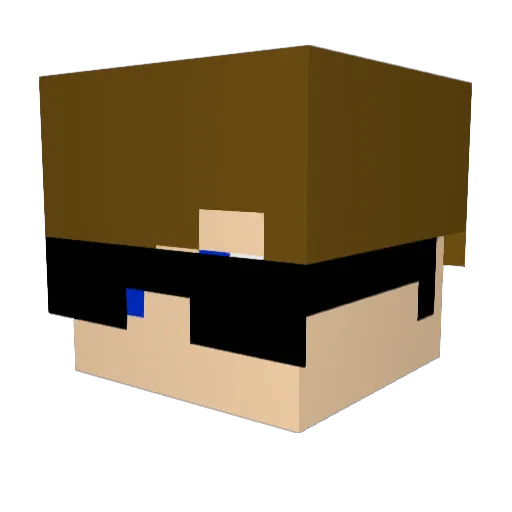 Major_Lasagna Minecraft avatar head, 3D render