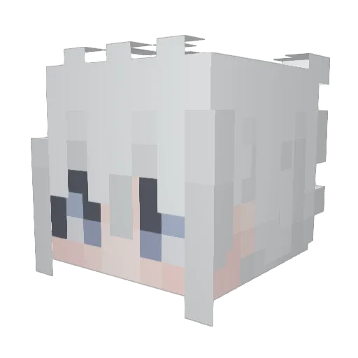 Major_lee_hung_ Minecraft avatar head, 3D render