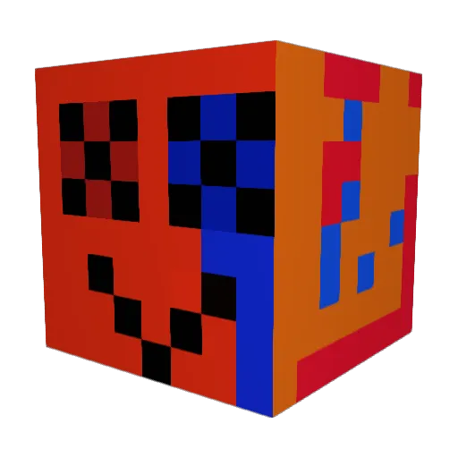 Majora906 Minecraft avatar head, 3D render