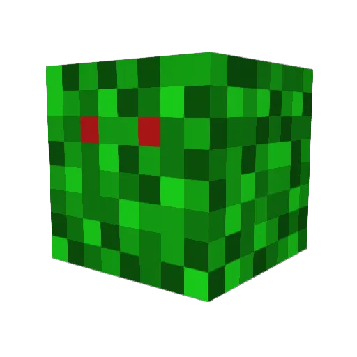 Majorissues Minecraft avatar head, 3D render