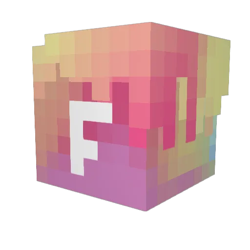 Majortemp Minecraft avatar head, 3D render