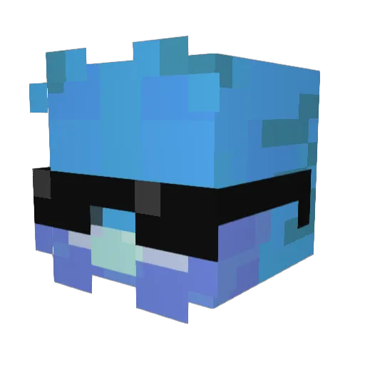 MajsterPiotrus17 Minecraft avatar head, 3D render