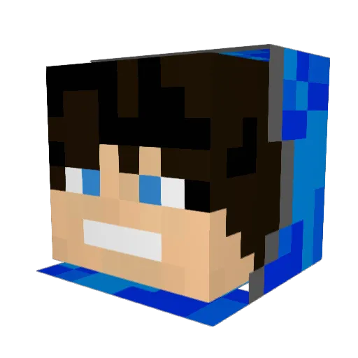 Majsterek00 Minecraft avatar head, 3D render