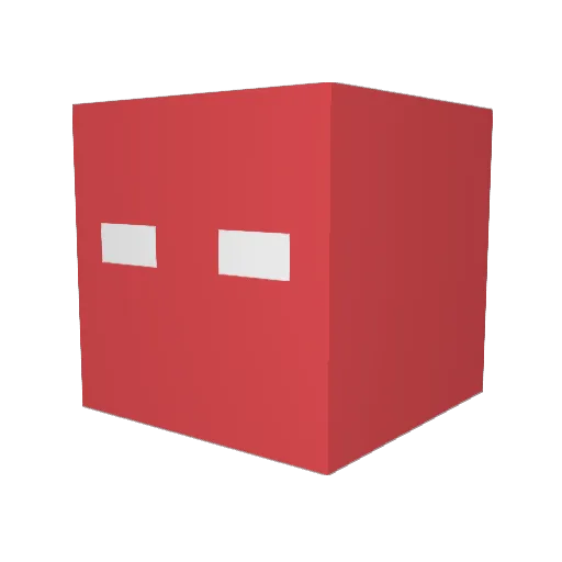 MajtexS Minecraft avatar head, 3D render