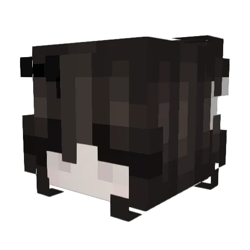 MakMinerando Minecraft avatar head, 3D render