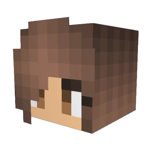 MakYsOno Minecraft avatar head, 3D render