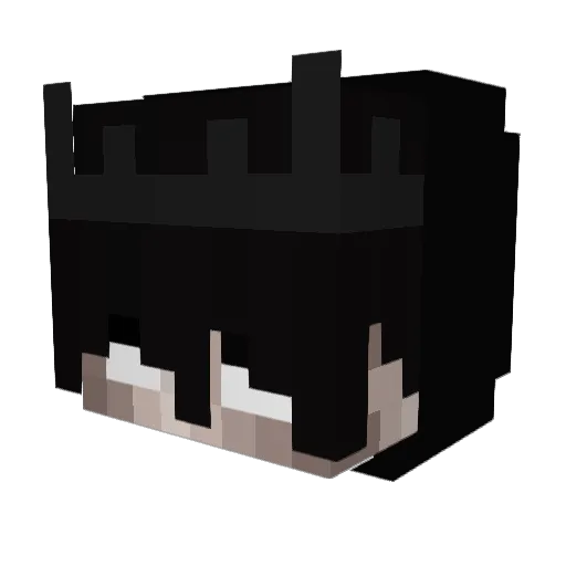 Makasera_ Minecraft avatar head, 3D render