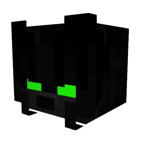 Makaveelii Minecraft avatar head, 3D render