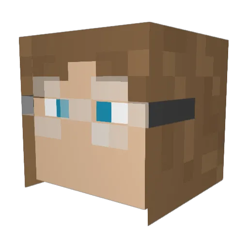Makayla920 Minecraft avatar head, 3D render