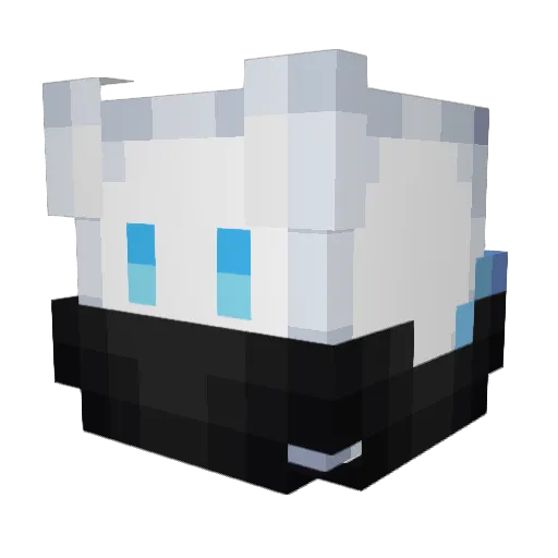 Makcim228 Minecraft avatar head, 3D render