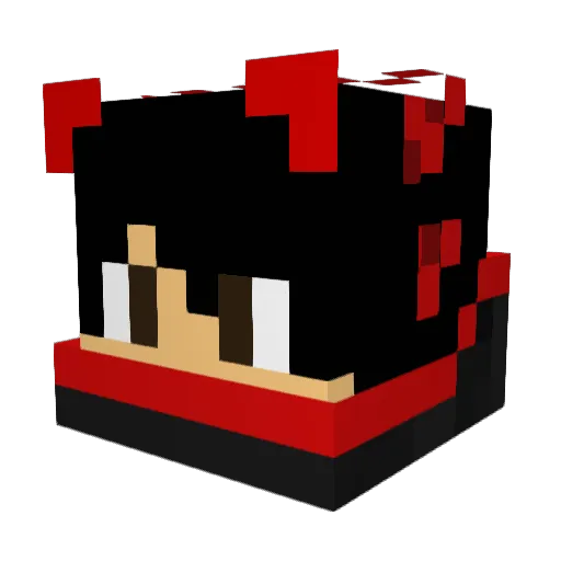 MakeHistory403 Minecraft avatar head, 3D render
