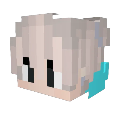 MakeJoy Minecraft avatar head, 3D render