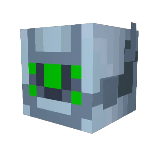 Makenshi18 Minecraft avatar head, 3D render