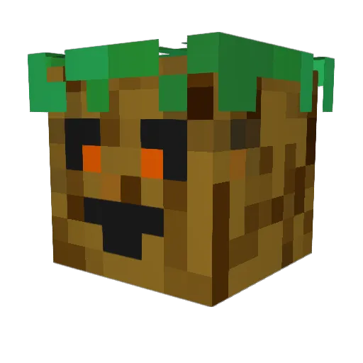 Maker_of_Coffee Minecraft avatar head, 3D render