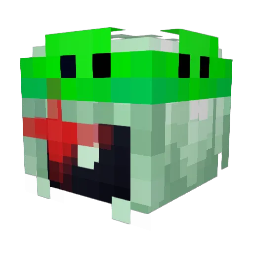 Makerrefresh Minecraft avatar head, 3D render