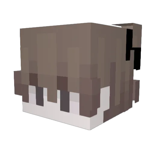 Makh4chev Minecraft avatar head, 3D render