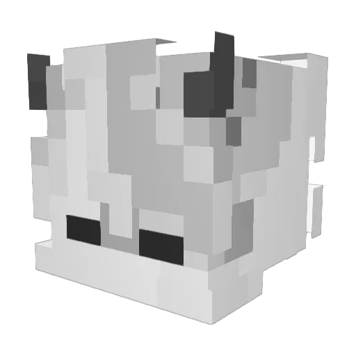 MakiDk Minecraft avatar head, 3D render