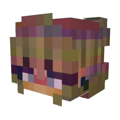 MakiMass519 Minecraft avatar head, 3D render