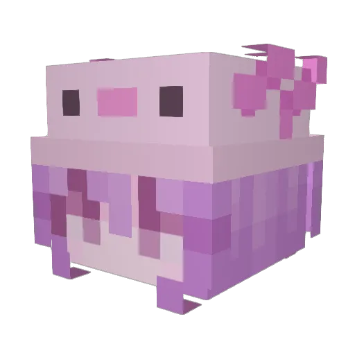 MakiTheRobot Minecraft avatar head, 3D render