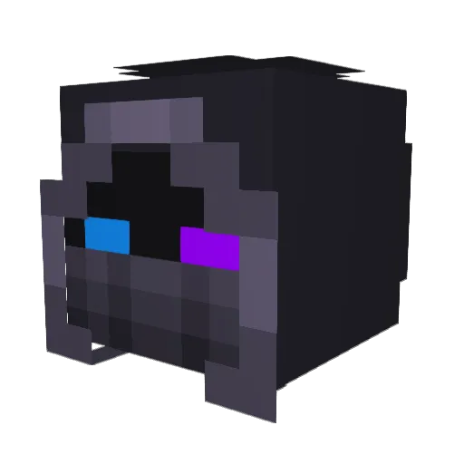 MakinYaRageXD Minecraft avatar head, 3D render