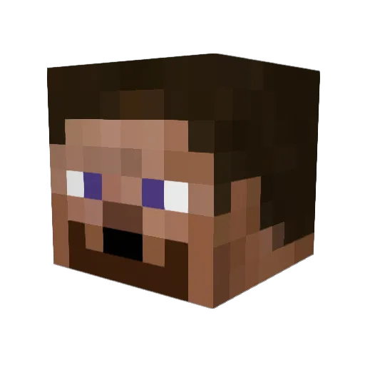 MakingMike Minecraft avatar head, 3D render