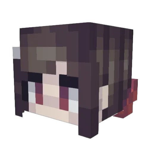 Makinier Minecraft avatar head, 3D render