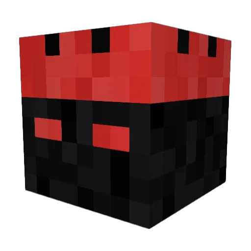 Makinka Minecraft avatar head, 3D render
