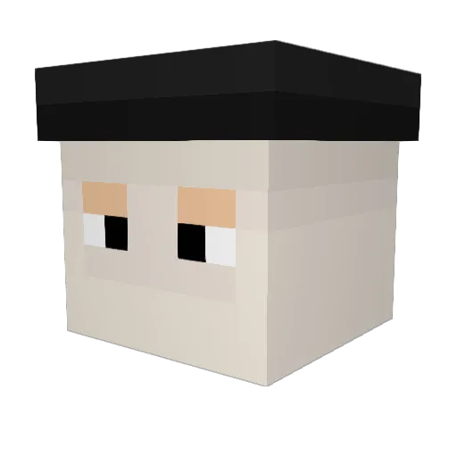 Makis__ Minecraft avatar head, 3D render