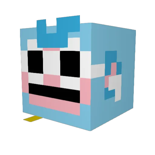 Makka_Pakka69 Minecraft avatar head, 3D render