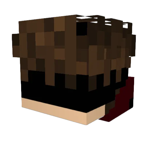 Makken2010 Minecraft avatar head, 3D render