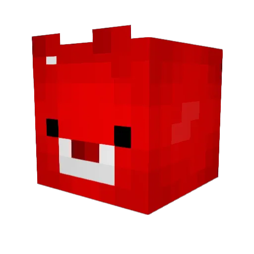 MakkoRagon Minecraft avatar head, 3D render