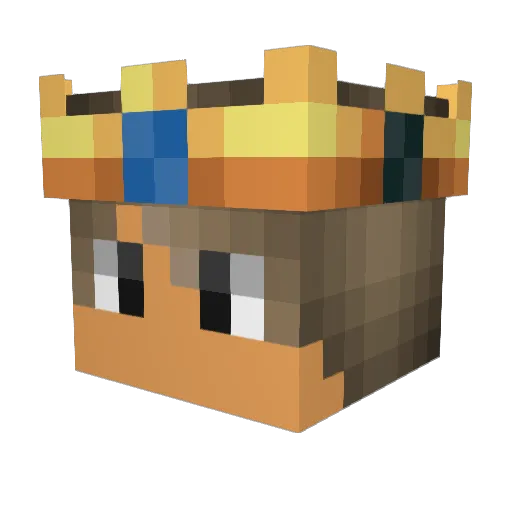 Mako0221 Minecraft avatar head, 3D render