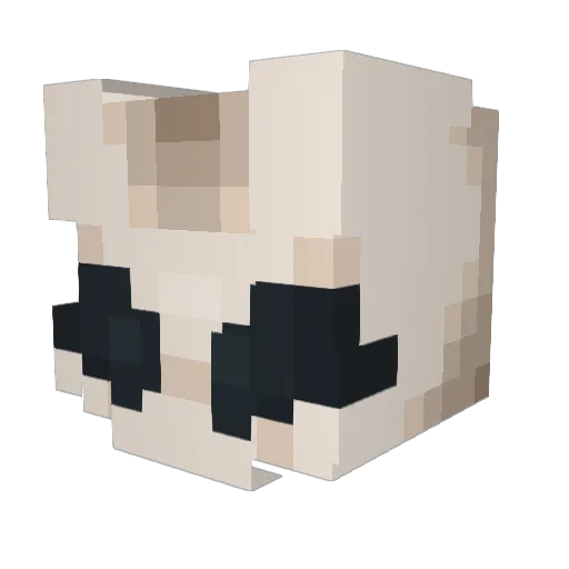 Makoanddarb Minecraft avatar head, 3D render