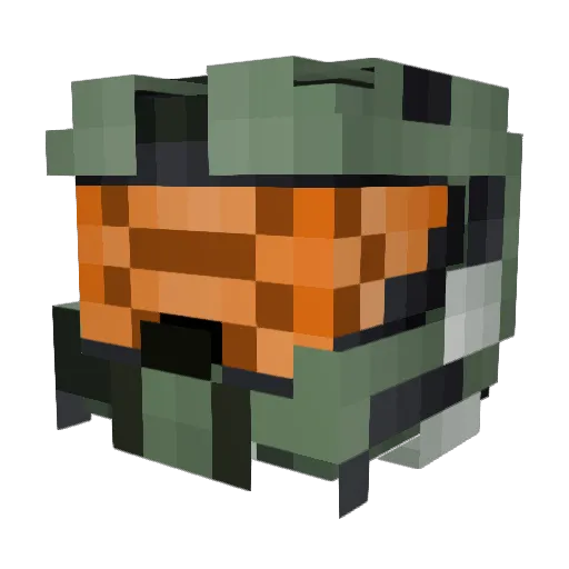 Makoooo00 Minecraft avatar head, 3D render