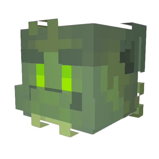 MakrSus Minecraft avatar head, 3D render