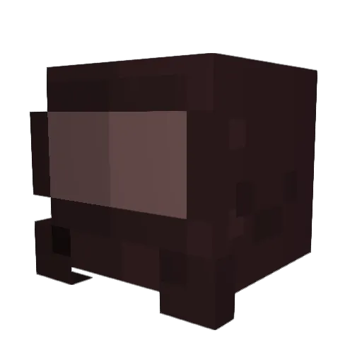 Makromedia Minecraft avatar head, 3D render