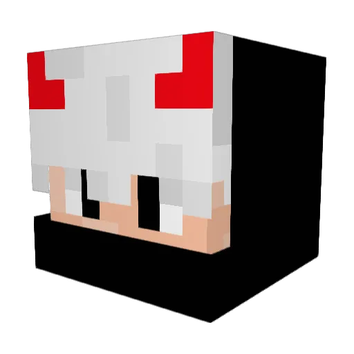 MakroneGold4278 Minecraft avatar head, 3D render