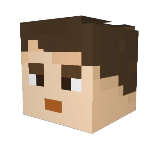 Maks1m_S Minecraft avatar head, 3D render