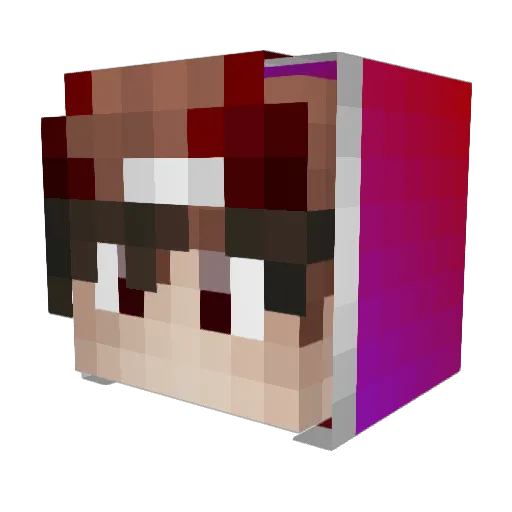 MaksBro23 Minecraft avatar head, 3D render