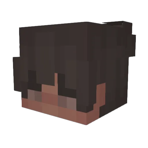 MaksGrant Minecraft avatar head, 3D render