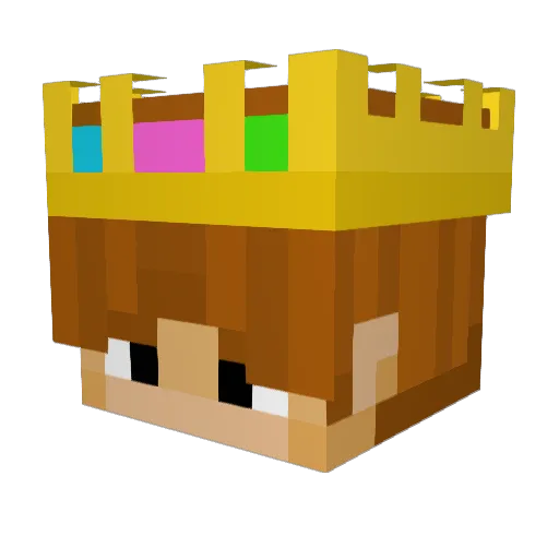 MaksMc_ Minecraft avatar head, 3D render