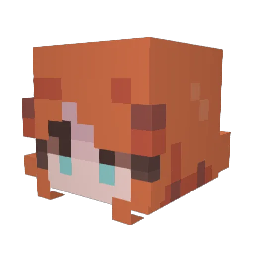 Maks_Bula Minecraft avatar head, 3D render