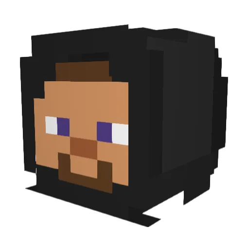 Maksim4ik2004 Minecraft avatar head, 3D render
